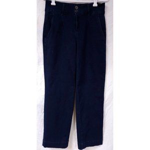 Earl Womens 10 Blue Dark Wash Straight Boot Stretch High Rise Denim Jeans 28x32